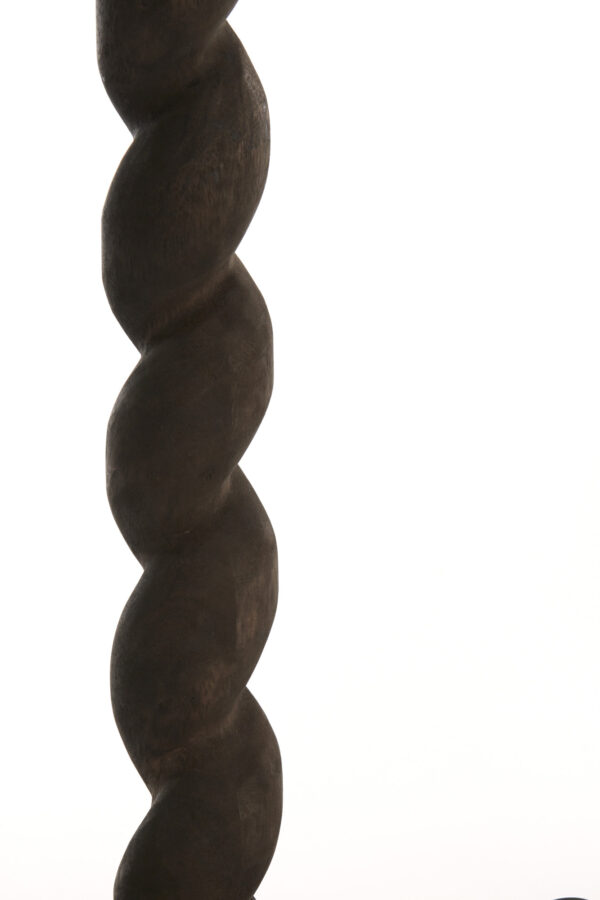 Zwarte gedraaide lampenvoet Light & Living Nanno - H 45 cm - Image 4