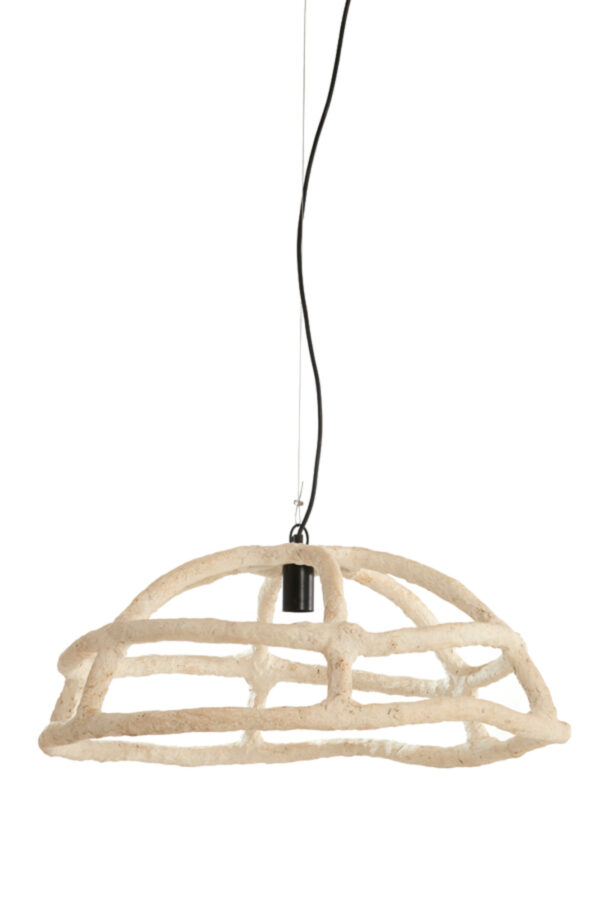 Open hanglamp in beige natuurlijke stijl Light & Living Porila - Ø 70 cm - Image 2