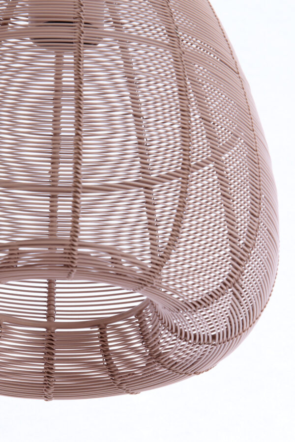 Koepelvormige rotan hanglamp naturel Light & Living Oliveria - Ø 25 cm - Image 4