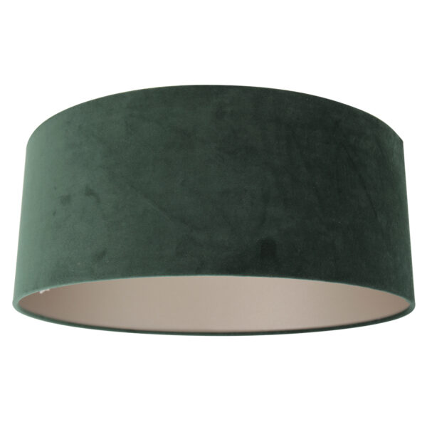 Moderne zwarte booglamp velvet groene kap Anne Lighting ZigZag - Image 5