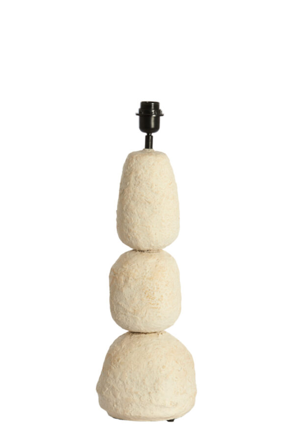 Moderne witkleurige lampenvoet Light & Living Marree - H 52 cm - Image 2