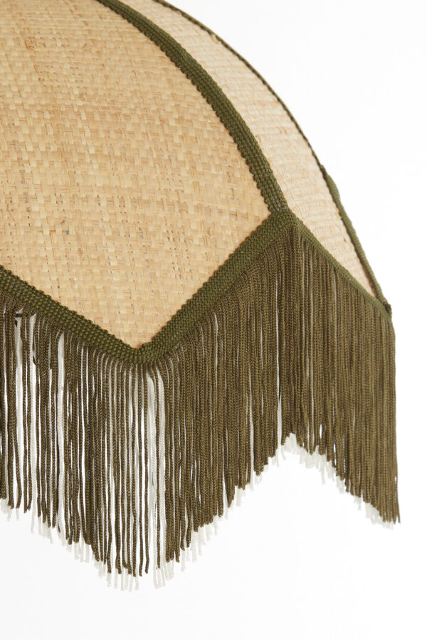Rieten hanglamp met kleuraccent en franjes Light & Living Sulina - Ø 35 cm - Image 5