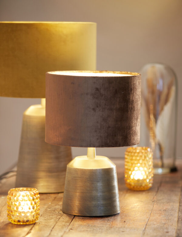 Goudkleurige metalen tafellamp Light & Living Lilou – H 18 cm - Image 4
