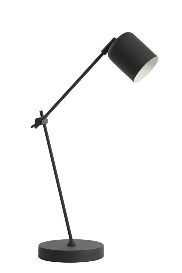 Zwarte metalen bureaulamp Light & Living Rijeka - H 51 cm - Image 2