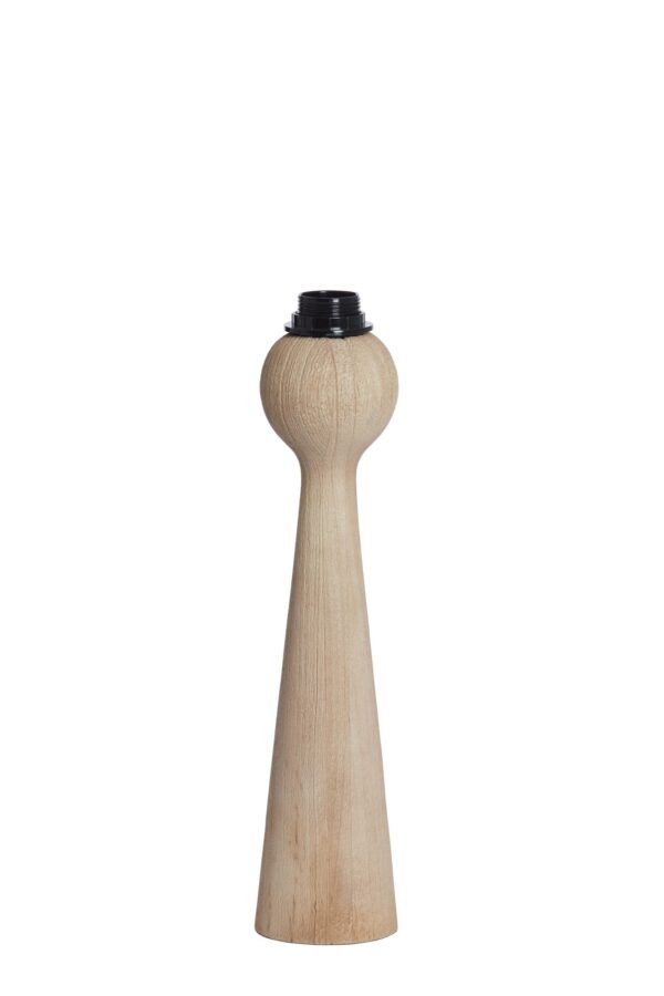 Houten kegelvormige lampenhouder Light & Living Festina - H 40 cm - Image 2