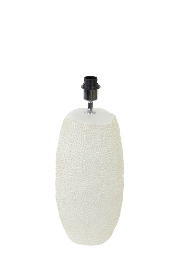 Geribbelde lampvoet beige Light & Living Kyara - H 51,5 cm - Image 7
