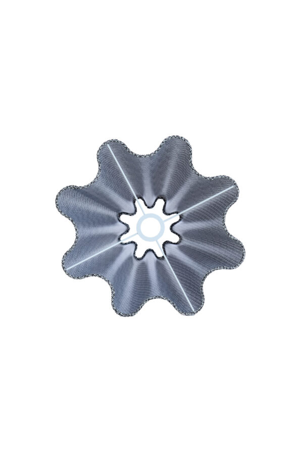 Grijze stoffen lampenkap ruitmotief Light & Living Bezaha - Ø 15 cm - Image 7