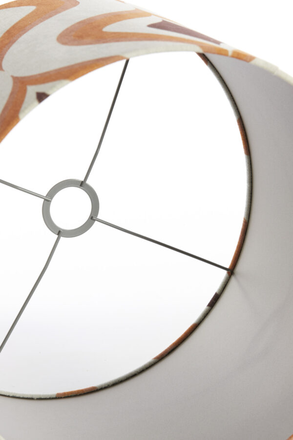 Retro patroon lampenkap oranjetint Light & Living Cookie - Ø 40 cm - Image 7