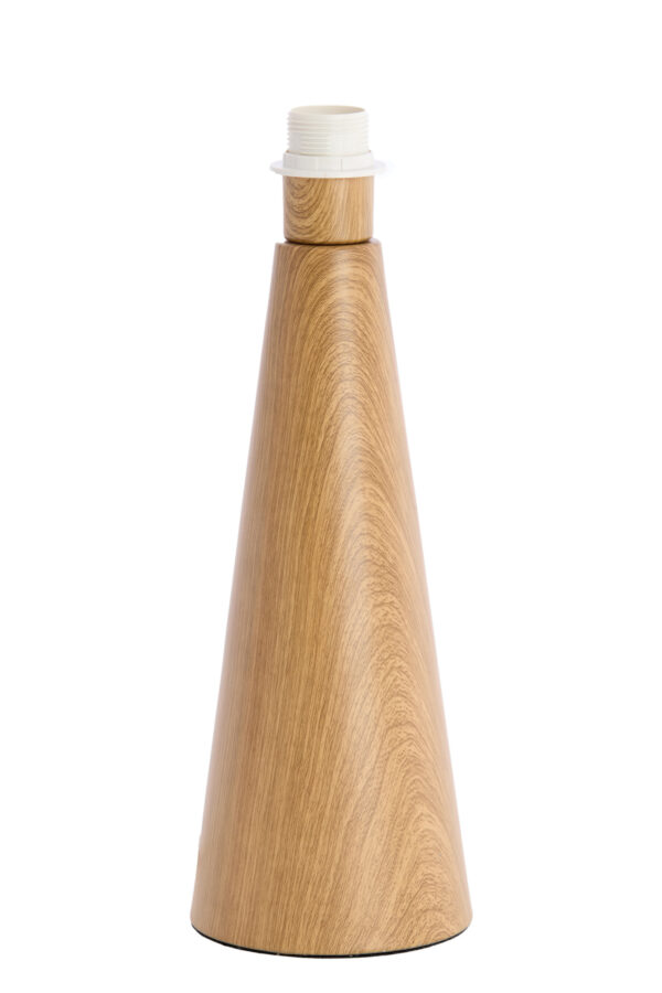 Houten kegellampenvoet Light & Living Dinan - H 40 cm - Image 2