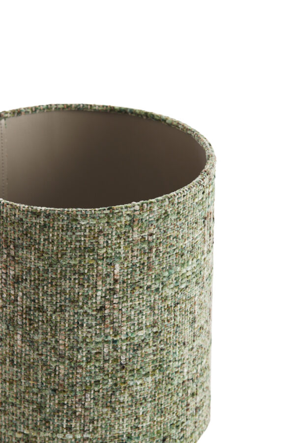 Stoffen lampenkap groen cilindervormig Light & Living Osire - Ø 25 cm - Image 3