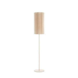 Beige stoffen japandi vloerlamp Light & Living Fringe - H 165 cm