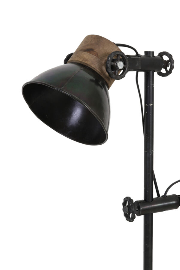 Industriële zwarte vloerlamp Light & Living Jody - H 165 cm - Image 8