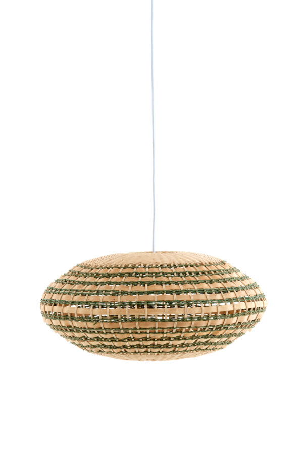 Gevlochten naturel hanglampkap Light & Living Tawela - Ø 59,5 cm - Image 2