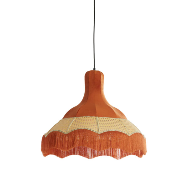 Retro hanglamp met kleurrijke franjes Light & Living Mizia - Ø 60 cm