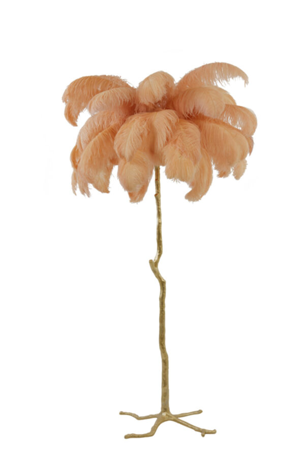 Vloerlamp design roze veertjes Light & Living Feather - H 180 cm - Image 2