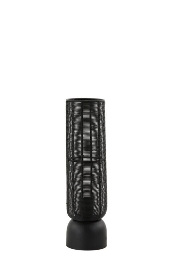 Zwarte draadlamp cilindervormig kapje Light & Living Lezuza - H 39,5 cm - Image 2