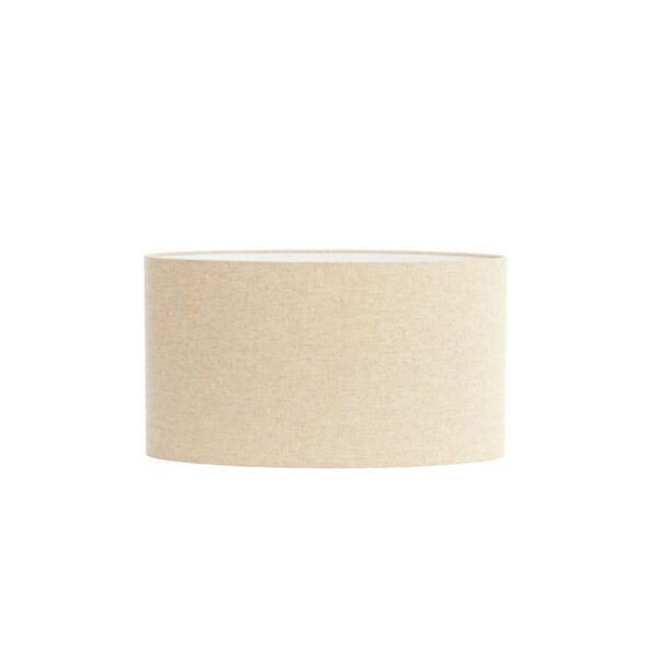 Beige cilindervormige lampenkap stof Light & Living Livigno - H 32 cm