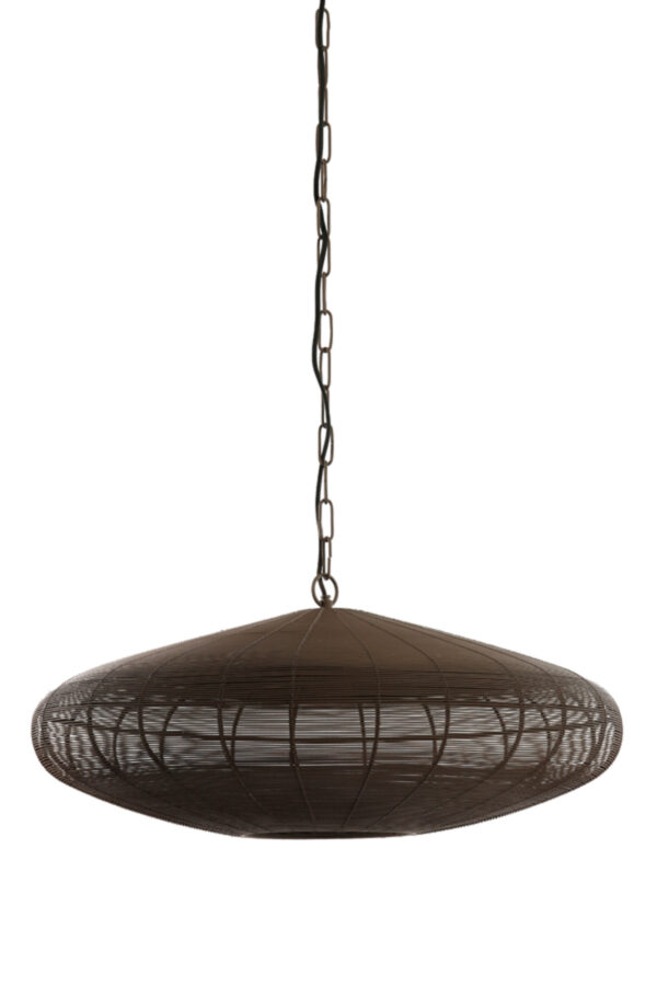 Houten draad hanglamp natuurlijk Light & Living Bahoto - Ø 51 cm - Image 2