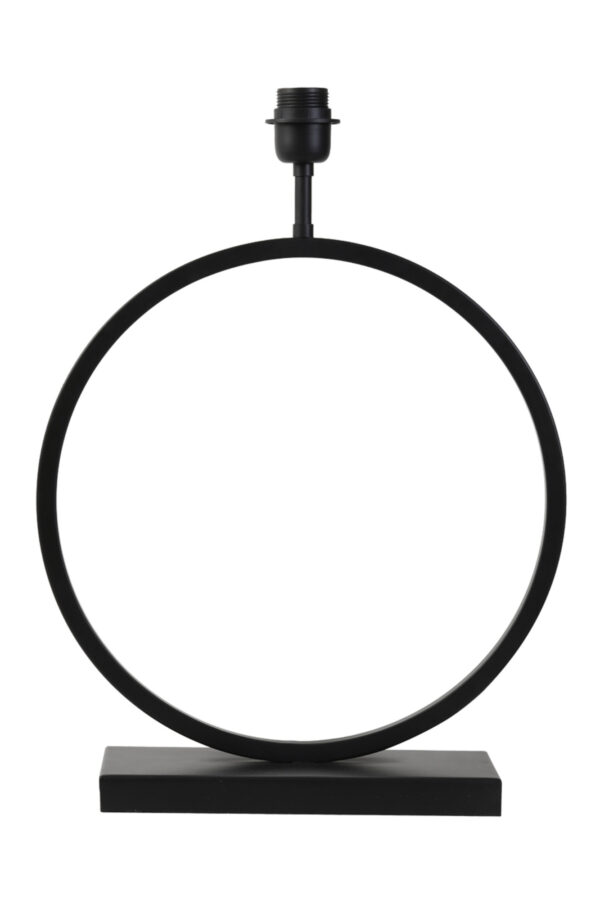 Zwarte lampvoet cirkelvormig Light & Living Liva - H 53 cm - Image 6
