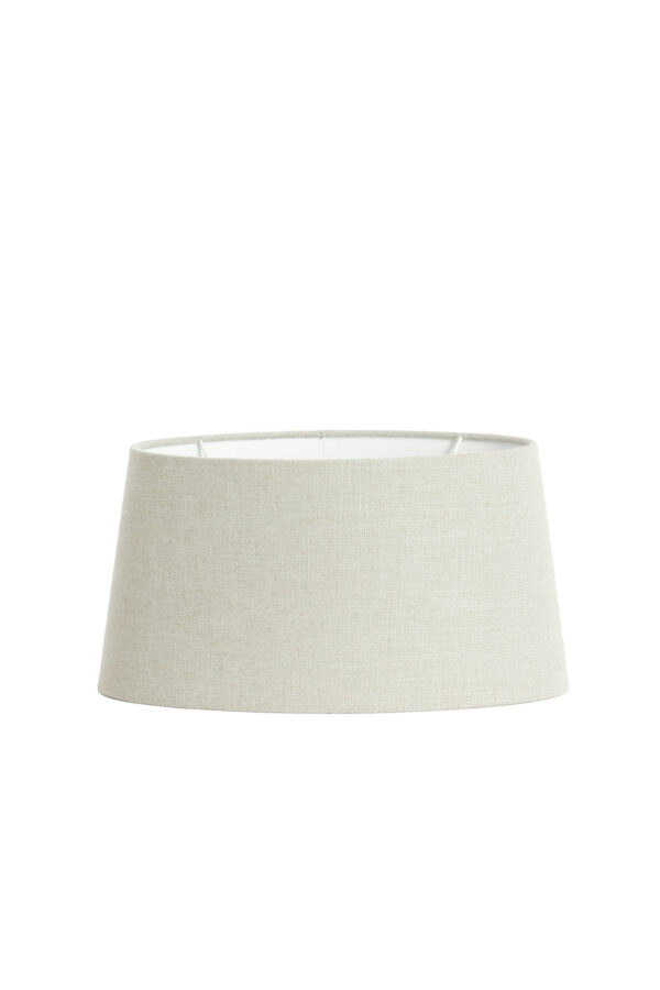 Beige stoffen lampenkap van hoogwaardige kwaliteit Light & Living Livigno - H 18 cm - Image 2