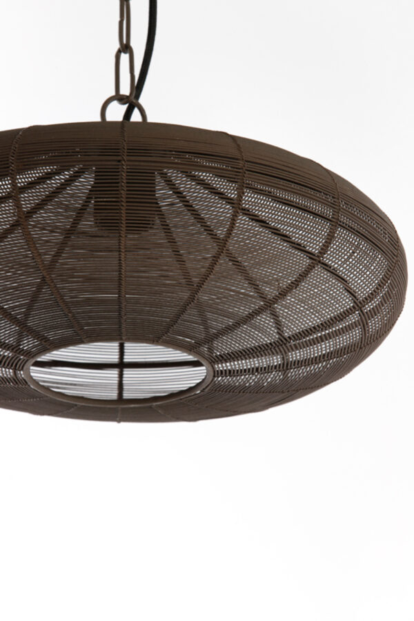 Bruine draad hanglamp stijlvol Light & Living Bahoto - Ø 40 cm - Image 3