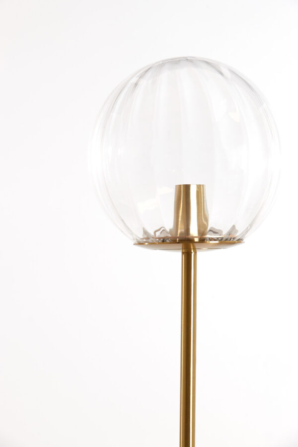 Gouden vloerlamp met glazen bollen Light & Living Magdala - H 162 cm - Image 4