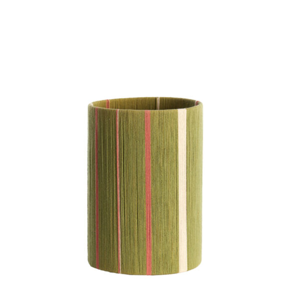 Gestreepte lampenkap groen-roze Light & Living Medan - Ø 25 cm