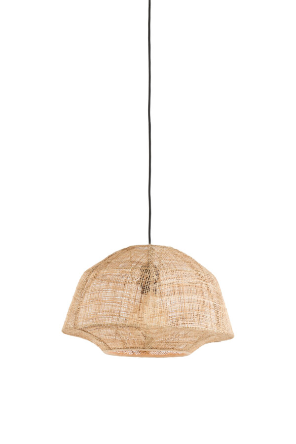 Rieten hanglamp in naturel kleur Light & Living Macul - Ø 40 cm - Image 2