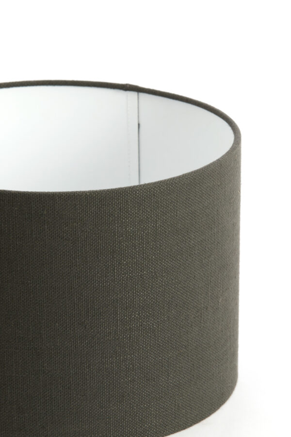 Zwarte cilindervormige lampenkap in kleur Light & Living Livigno - Ø 25 cm - Image 3