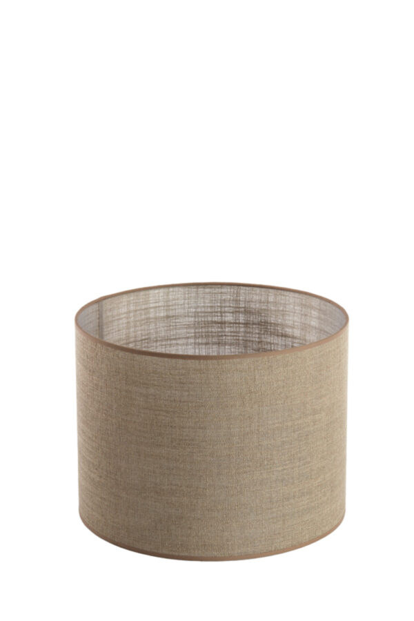 Cilindervormige stoffen lampenkap beige Light & Living Caden - Ø 40 cm - Image 3