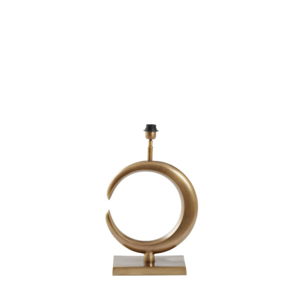 Gouden ringvormige lampenvoet Light & Living Lune - H 50 cm