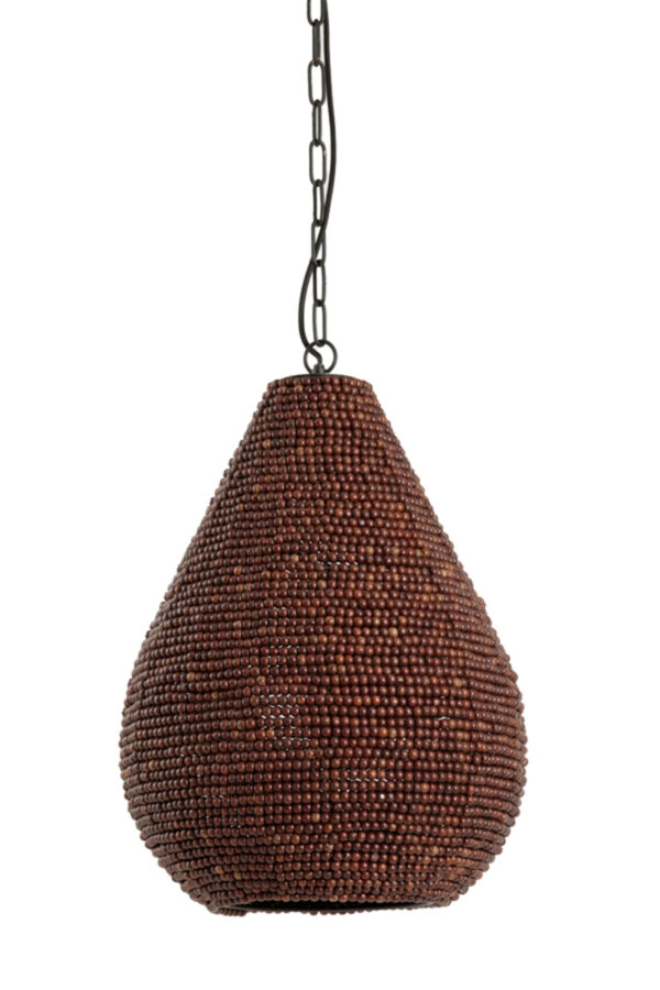 Hanglamp met bruine kralen Light & Living Kabinda - Ø 40 cm - Image 2