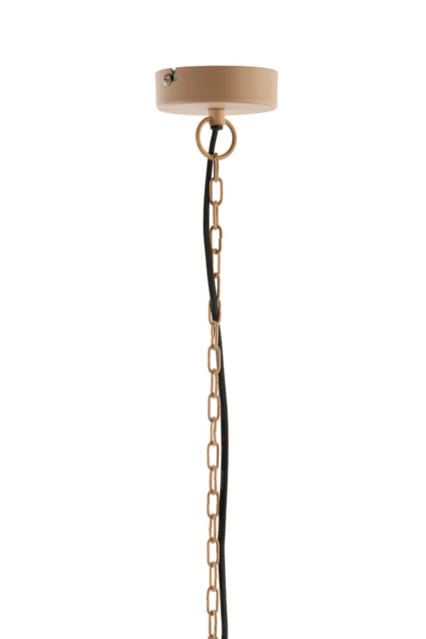 Natuurlijke rotan hanglamp kapvorm Light & Living Sharika - Ø 40 cm - Image 7