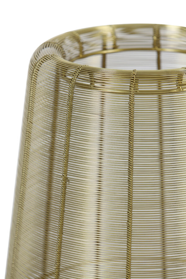 Gouden draadvloerlamp met standaard Light & Living Adeta – H 135 cm - Image 6