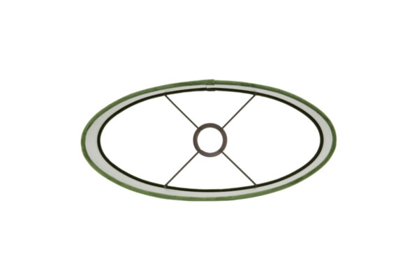 Groene cilindrische lampenkap stof Light & Living Velours - H 25 cm - Image 6