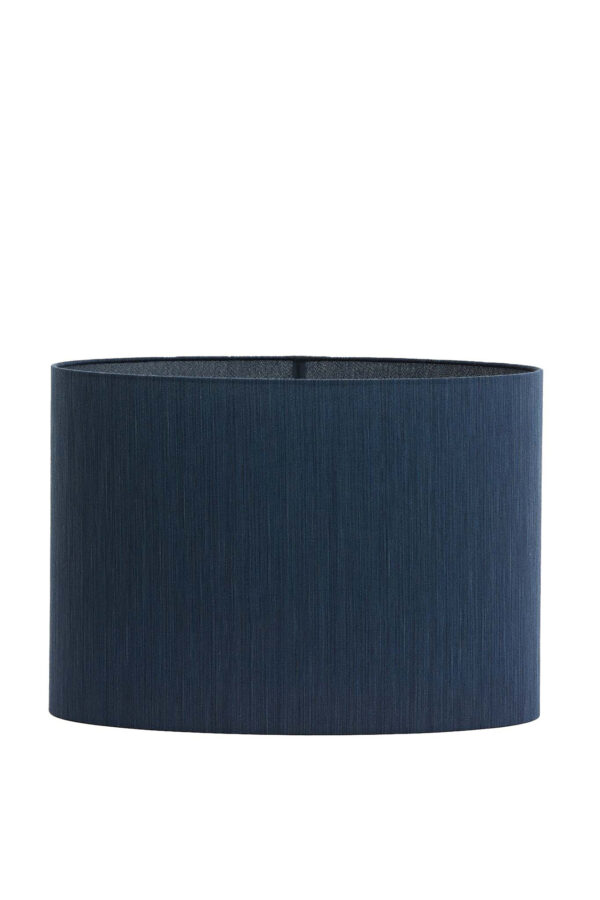 Blauwe cilindrische lampenkap Light & Living Harper - H 32 cm - Image 2