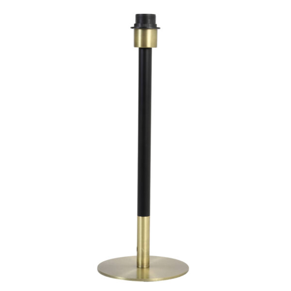 Zwart met gouden lampenvoet Light & Living Rodrigo - H 37,5 cm
