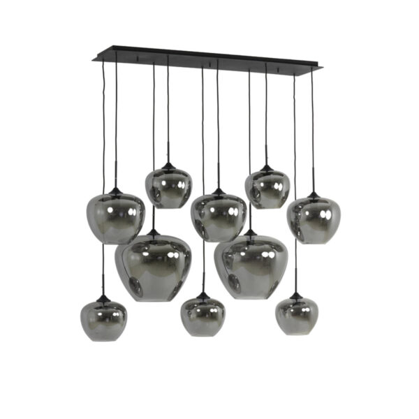 Meervoudige rookglazen hanglamp Light & Living Mayson - B 120 cm