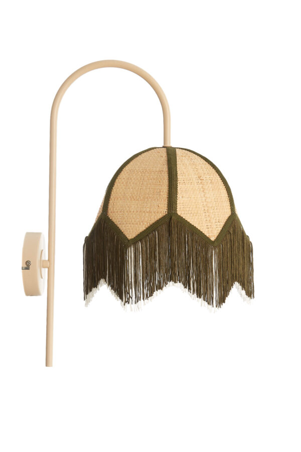 Lampenkap van riet met franjes Light & Living Sulina - H 47 cm - Image 2