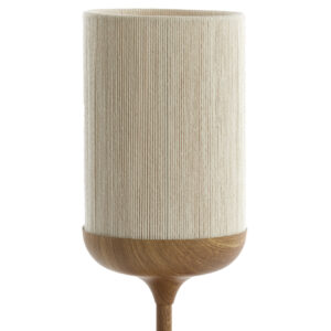 Bekervormige japandi tafellamp beige/naturel Light & Living Dania