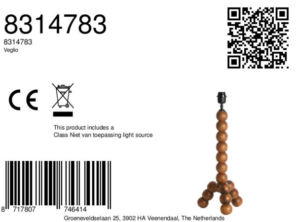 Tafellamp houten bollen lichtbruin Light & Living Veglio - Image 6
