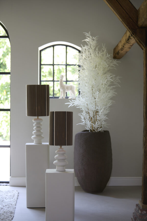 Bruin/beige lampenkap touwweefsel Light & Living Medan - Image 3