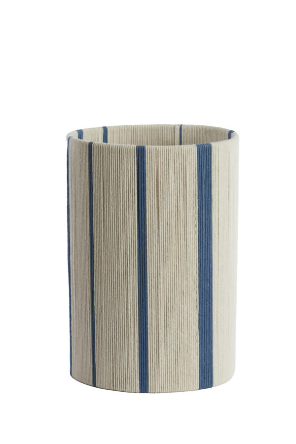 Lampenkap beige/blauw touwweefsel Light & Living Medan