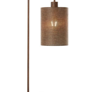 Alternative view of Gebogen japandi tafellamp bruin Light & Living Donio