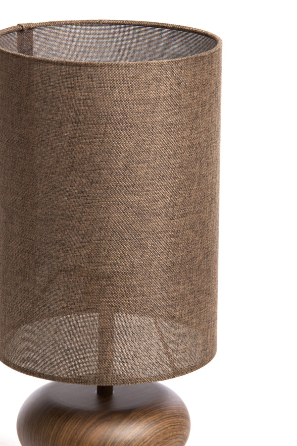Bruine tafellamp japandi 3-houtplateau Light & Living Danialo - Image 3