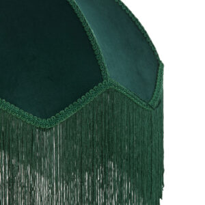 Alternative view of Vintage velvet lampenkap groen Light & Living Malacia