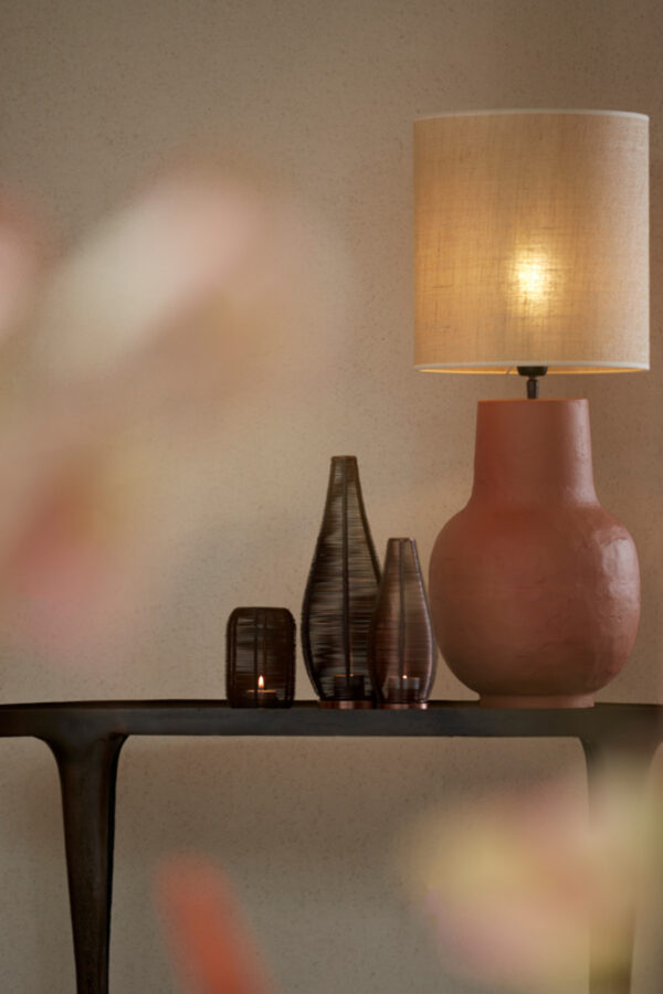 Hoge jute naturel lampenkap Light & Living Sendai - Image 3