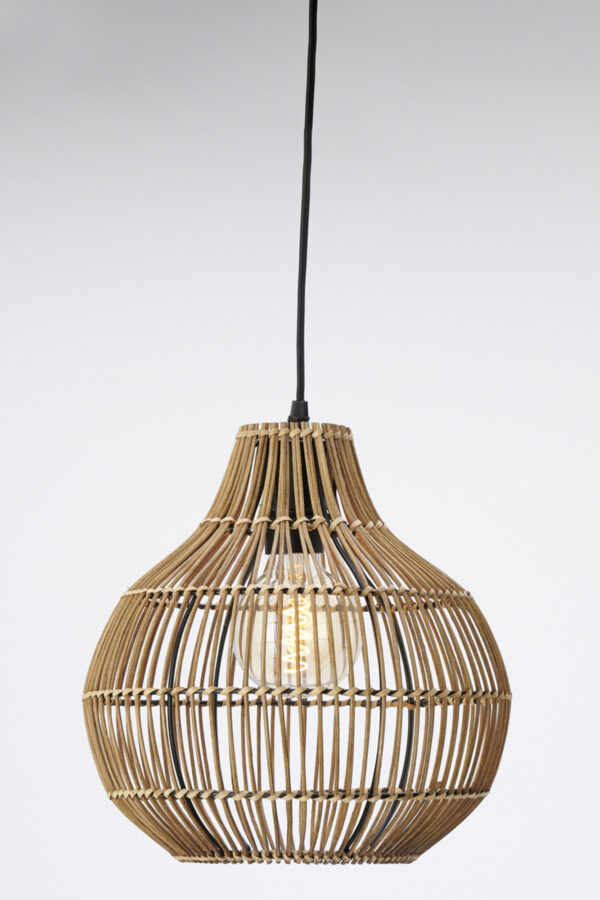 Natuurlijke rotan bolvormige hanglamp Light & Living Pacino - Image 2