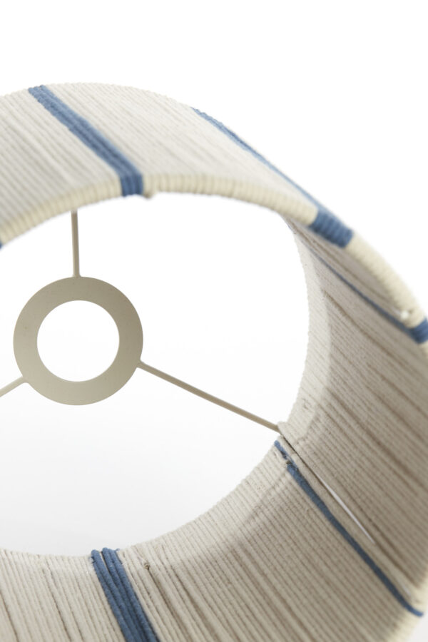 Lampenkap beige/blauw touwweefsel Light & Living Medan - Image 6