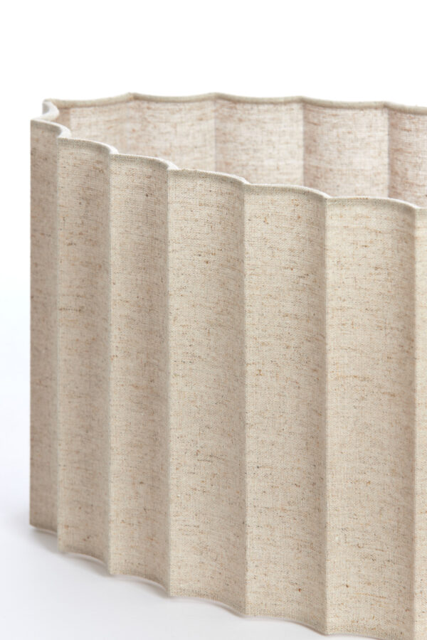 Lampenkap ovaal beige geplooid Light & Living Disli - Image 6